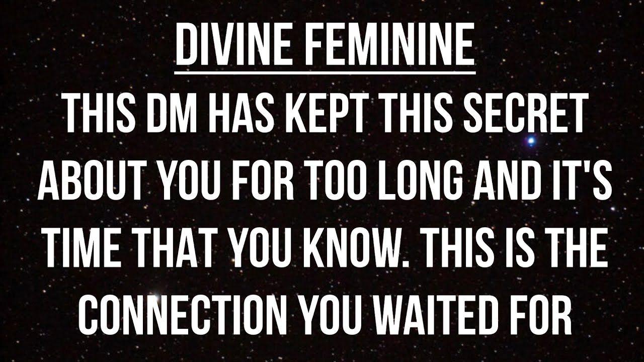This Divine Masculine Kept This Secret About You For Too Long... It's Time You Know ✨ DF Reading