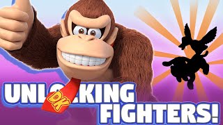 Smash Bros Ultimate Unlocking Characters with the Kwings! Donkey Kong