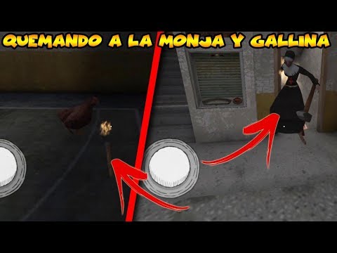 QUEMANDO A LA MONJA Y LA GALLINA|Evil Nun