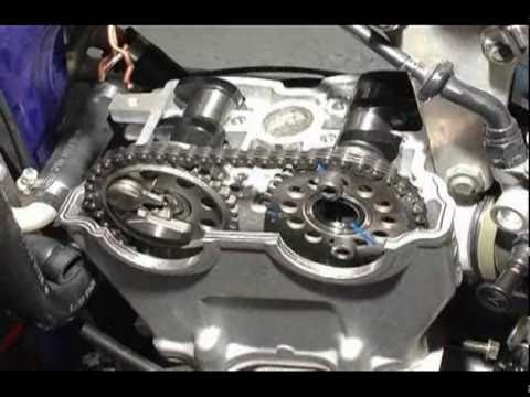 Yamaha YZ250F Hot Cams valve clearance inspection