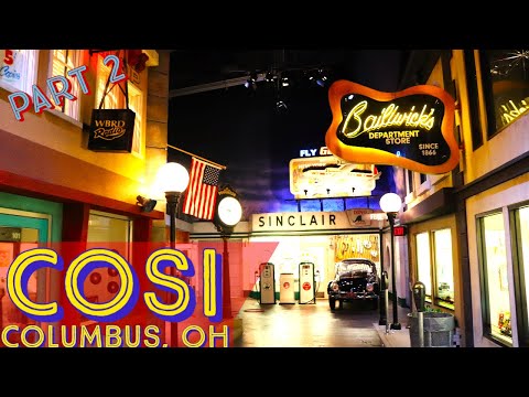 COSI Museum Tour Part 2 - 1960’s Streets of Progress + Graphic Health Exhibit - Columbus, Ohio