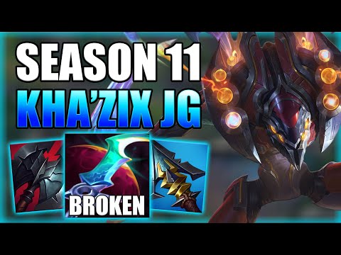 THE NEW ECLIPSE ITEM IS SO GOOD FOR KHA!! SEASON 11 KHA'ZIX JUNGLE - League of Legends
