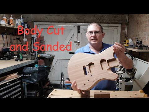Prototype 2 Electric Guitar Build 2 - Cut Shape + Features