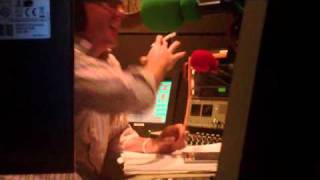 Q5 lead singer on the radio in Ireland
