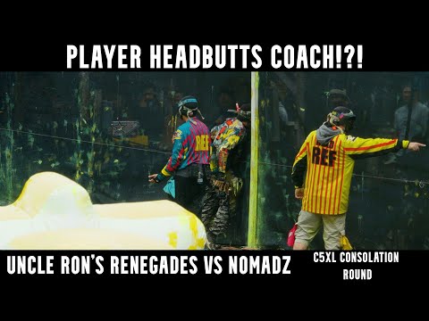 Player Headbutts The Other Coach! - C5XL Consolation Finals