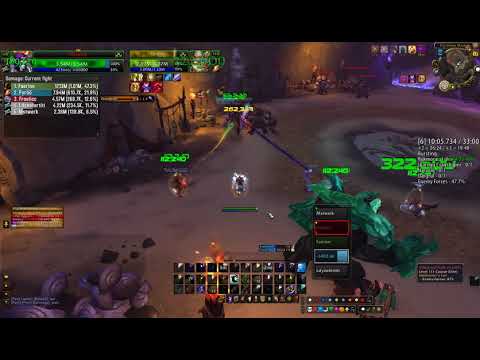 World Of Warcraft Mythic plus 6, bursting DarkHeart