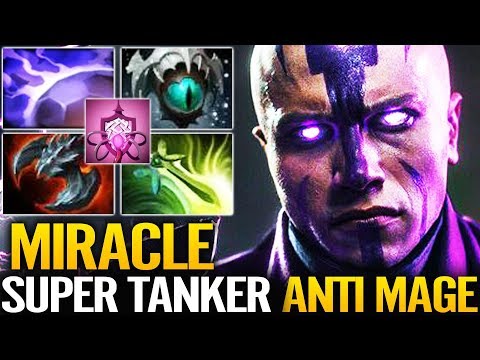 Miracle- (smurf) Road to TOP 1 MMR Sea Dota 2 - Anit-Mage Super Tank Build