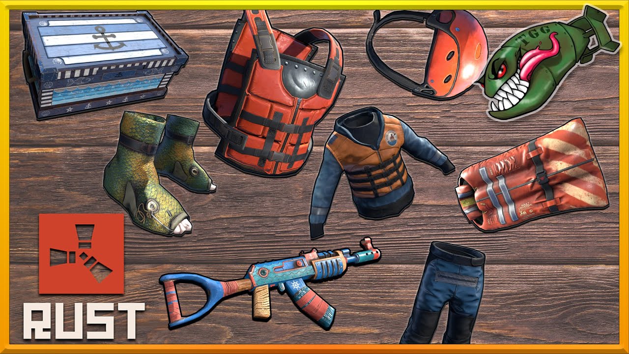 Rust Skins | Boat Shop Update Theme, Captains AR, Fish Shoes, Kayak Sets #184 (Rust Skin Preview)