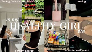 in my HEALTHY GIRL ERA🍓 *finding balance* extremely productive & motivating | 7am mornings + recipes