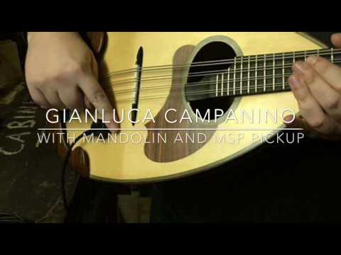 Gianluca Campanino concert performance with Mandolin & MSP pickup mic