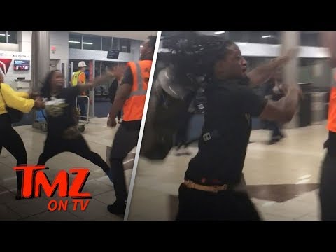 NFL Star In Wild Fight At Airport! | TMZ TV