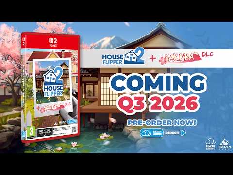 House Flipper 2 + Sakura DLC physical announcement trailer