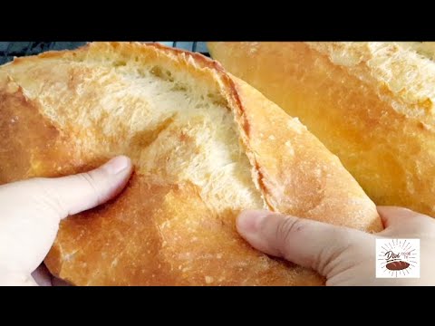 Knuspriges Hausbrot/ Weißbrot ohne Kneten besser als vom Bäcker