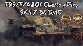 Chieftain Play / 5Kill 7.3K DMG / Map: Glacier