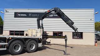 عربة مقطورة مسطحة Renault C430 8x4 - HIAB 22TM Crane, Crane, Crane -Climate Control -Remot | صورة 4 - Autoline