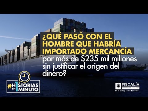 ¿Qué pasó con hombre que habría importado mercancía por más de $235 mil millones sin justificarlos?