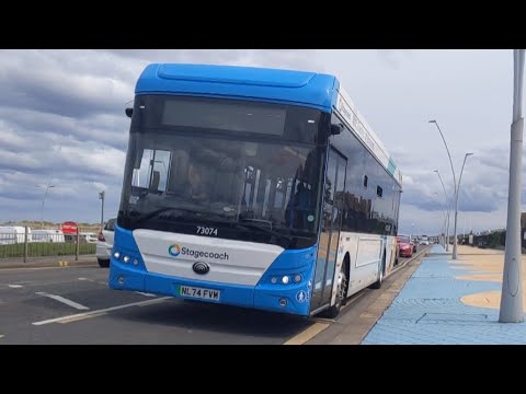 *New Bus* Stagecoach North East | Yutong E12 73074 | Route: E1 (Sunderland - South Shields)