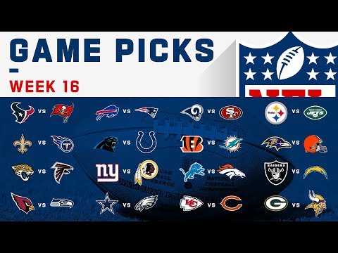 Week 16 Game Picks | NFL 2019