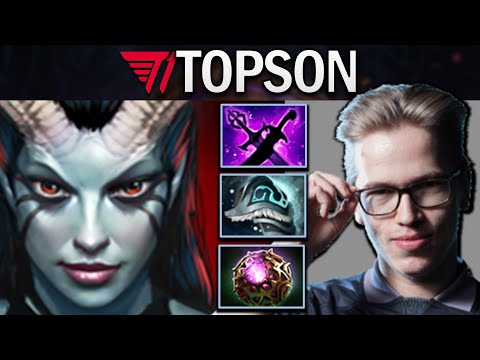 TI13 - Queen of Pain Dota 2 7.32 Gameplay T1.Topson with Octarine - Kaya and Sange - TI11