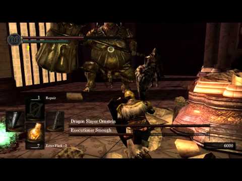 A Noob Plays Dark Souls - Anor Londo + Ornstein & Smough Boss Battle (Super Ornstein)