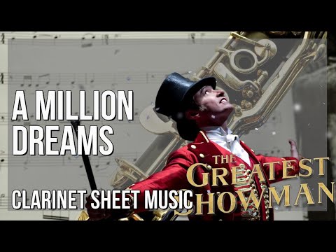 SUPER EASY Clarinet Sheet Music: How to play A Million Dreams  by Hugh Jackman