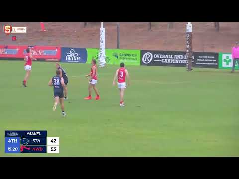 Rd 1 Torrens University SANFL U18s - South's Jack Delean takes a hanger