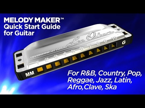 Lee Oskar QuickGuide - Melody Maker Harmonica For Guitar - Reggae, Country, Jazz, Afro