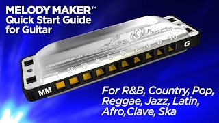 Lee Oskar QuickGuide - Melody Maker Harmonica For Guitar - Reggae, Country, Jazz, Afro