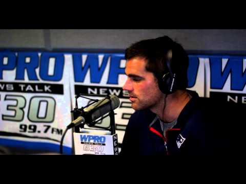WPRO Dan Yorke with Stephen Gostkowski