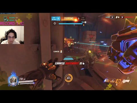 Overwatch Intense Doomfist Gameplay By KevinDurant -Road Top 100 Spot-