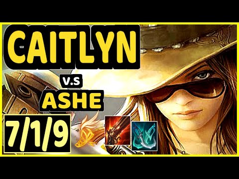 EVANRL (CAITLYN) vs ASHE - 7/1/9 KDA BOTTOM ADC GAMEPLAY - NA Ranked DIAMOND