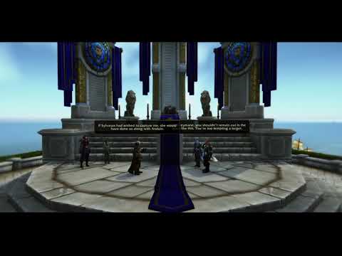 Genn Greymane and Mathias Shaw about Turalyon as Regent of Stormwind Shadowlands Pre-Patch