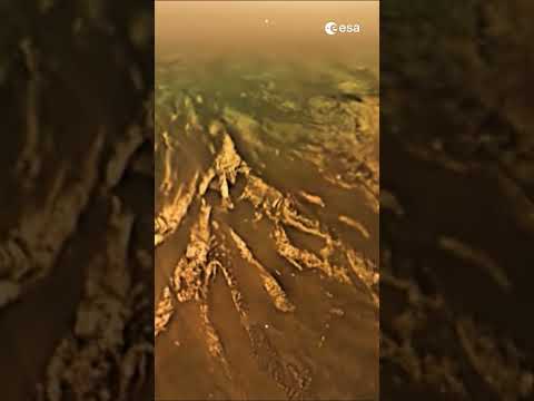 POV: Huygens probe landing on Titan