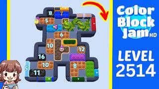 Solution du Niveau 2514 de Color Block Jam