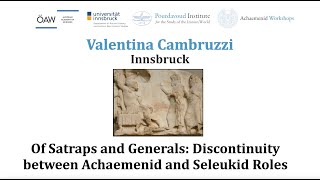 Of Satraps and Generals: Discontinuity between Achaemenid and Seleukid Roles