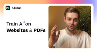Learn how to train your AI with websites and PDFs