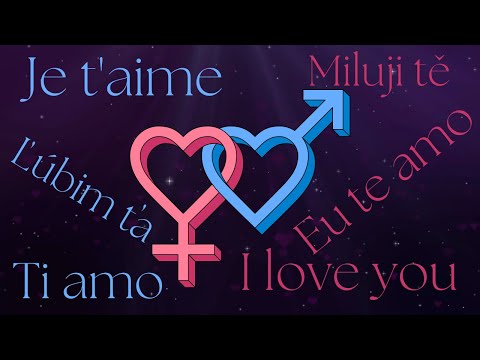 Say I LOVE YOU in different languages 🥰 I love you in 23 languages of the world ❤