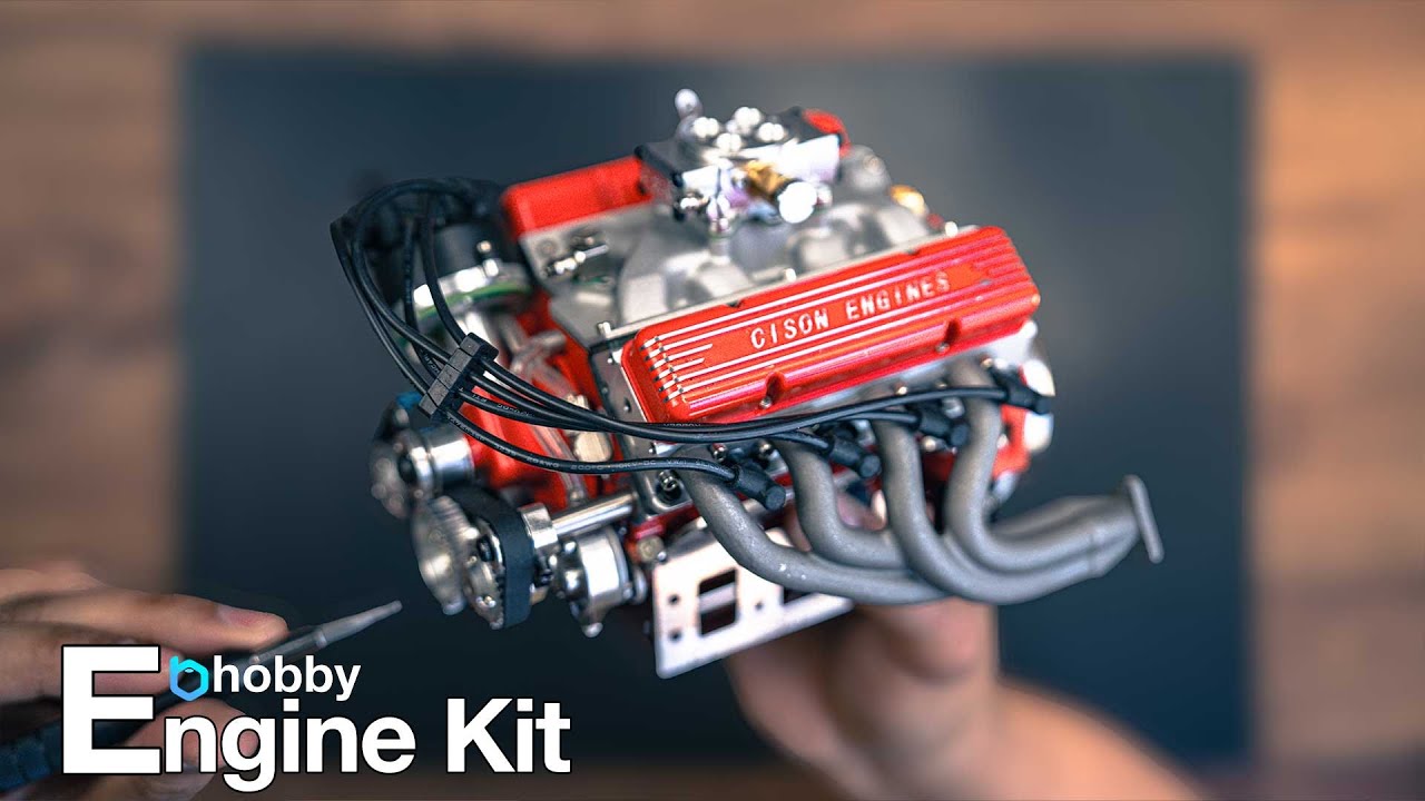 Cison V8 OHV Engine Kit | Speed Build | Stirlingkit