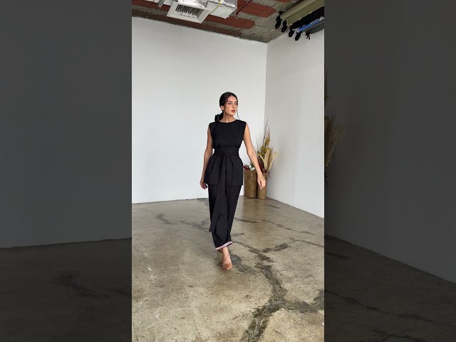 بلوزة وبنطلون أسود - سدو