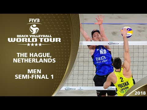 NED vs. POL - Men's Full Semifinal 1 | 4* The Hague - FIVB Beach Volleyball World Tour 2017/18