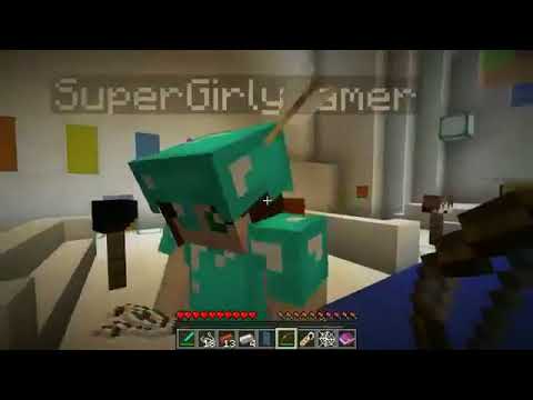 Pat and Jen Minecraft  FNAF WEDDING WITH JEN CHALLENGE GAMES   Lucky Block Mod   Mini Game