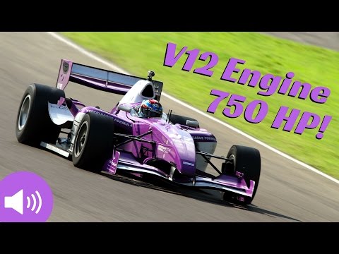 Superleague DP09B Formula car - 750 HP V12 engine at Imola Circuit - Pure Sound!