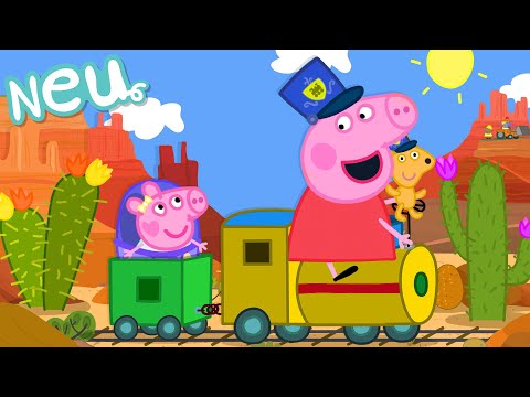 Peppa-Wutz-Geschichten 🚂 Die kleine Dampflokomotive 😮 Videos für Kinder