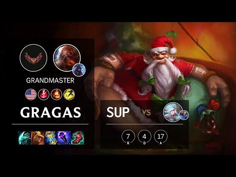 Gragas Support vs Janna - NA Grandmaster Patch 12.4