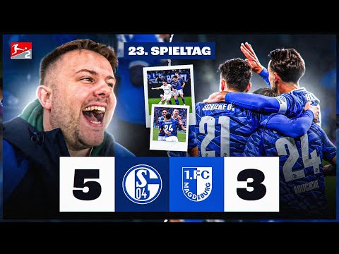 EDIN DZEKO MASTERCLASS 😍 Complete ECTASE 🔥 Schalke 04 vs Magdeburg STADIUM VLOG 🏟️