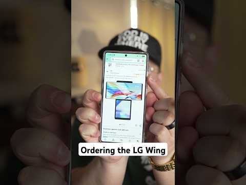 Ordering the LG Wing