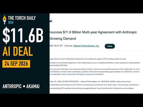 Anthropic Commits $11.6 Billion to Akamai's Cloud | Sep 24 ...