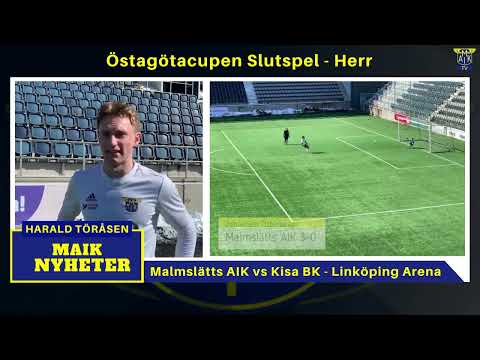 Intervju med Harlad Töråsen, Malmslätts  AIK - Kisa BK 3-1