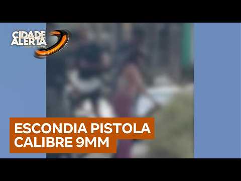 Casal é preso após mulher esconder pistola 9mm nas partes íntimas em GO | Cidade Alerta DF
