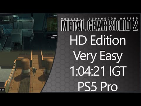 MGS2: HD Edition | PS5 Pro | Very Easy | Any% | 1:04:21 IGT